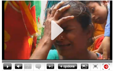 Continuen pendents les indemnitzacions un any després de l’ensorrament d’un taller tèxtil a Bangla Desh [TN vespre, TV3]