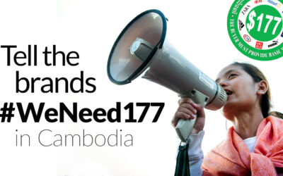 Campanya global pel salari digne a Cambodja