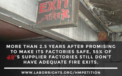 H&M i els seus proveïdors no garanteixen la seguretat en les seves fàbriques a Banglades