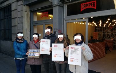 Milers de firmes entregades a grans empreses de calçat europees exigeixen transparència i respecte als drets humans