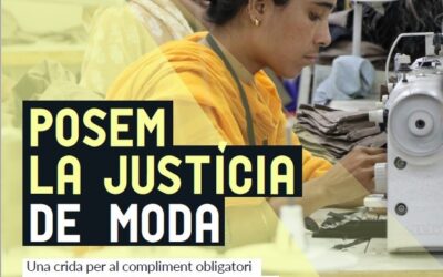 Informe «Posem la justícia de moda» i exigim llei contra la impunitat empresarial