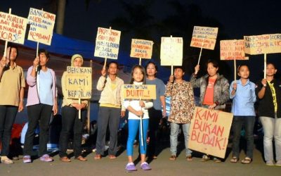Les treballadores de Jaba Garmindo continuen esperant les seves indemnitzacions set anys després del tancament de la fàbrica